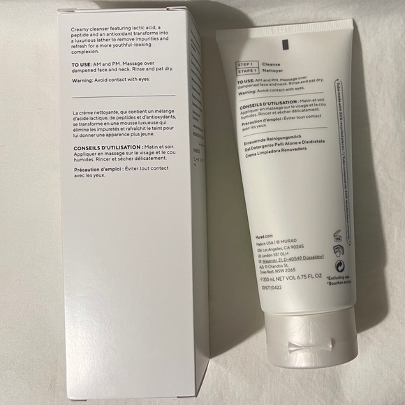 🫧NIB🫧 MURAD Resurgence Renewing Cleansing Cream 6.75 fl oz - Picture 8 of 10